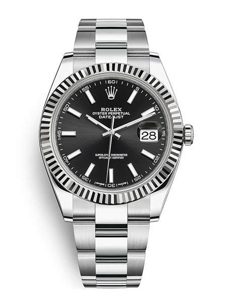 all-black stainless steel rolex datejust|2022 Rolex Datejust 41mm.